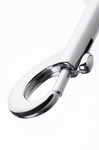 Серебристый двухсторонний карабин ToyFa Metal 712052
