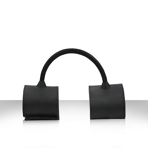 Чёрные силиконовые фиксаторы для ног Silicone Submissions Ankle Cuffs NS Novelties NSN-1240-23