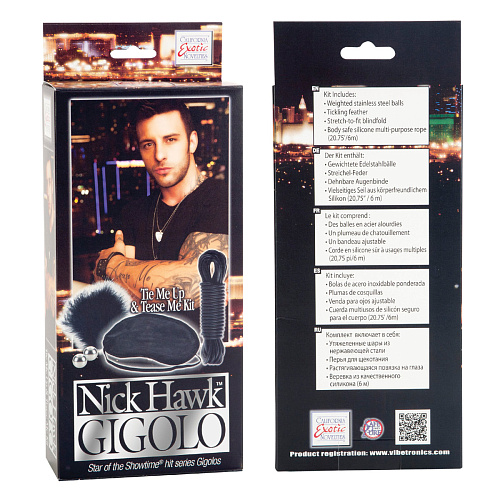 Набор Nick Hawk GIGOLO Tie Me Up   Tease Me Kit California Exotic Novelties SE-2957-25-3