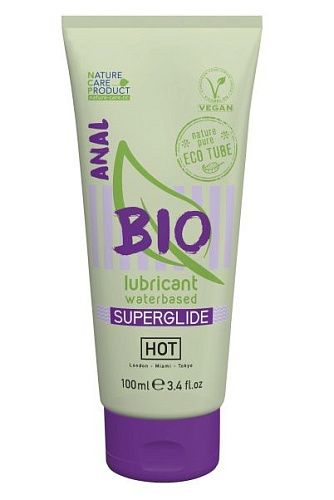Интимный увлажняющий анальный гель HOT BIO SuperGlide Anal 44181