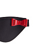 Чёрная маска на глаза с декоративным красным бантом Sitabella 3187-1
