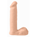 Телесный фаллоимитатор с мошонкой Pipedream BASIX PD4203-21 (18,4 см)