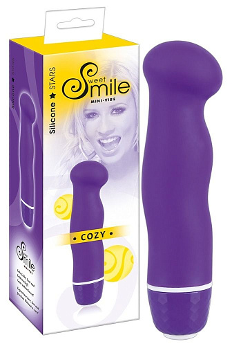 Фиолетовый вибратор Orion Smile Mini Cozy 0578550 (13 см)