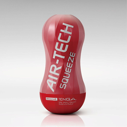 Красный мастурбатор Tenga AIR-TECH Squeeze Regular ATS-001R