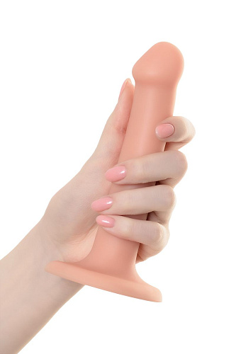 Телесный фаллос на присоске Strap-on-me Silicone Bendable Dildo S 6013090 (17 см)
