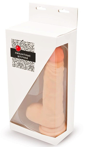 Телесный фаллоимитатор-реалистик с присоской Пикантные штучки DPW02071F (22 см)