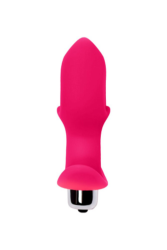 Розовая анальная вибровтулка в форме сердца POPO Pleasure 731335 (10 см)