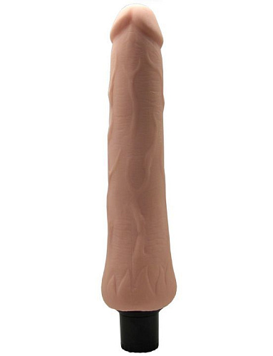 Телесный вибратор из ультра реалистичного материала Eroticon 30312 (24 см)