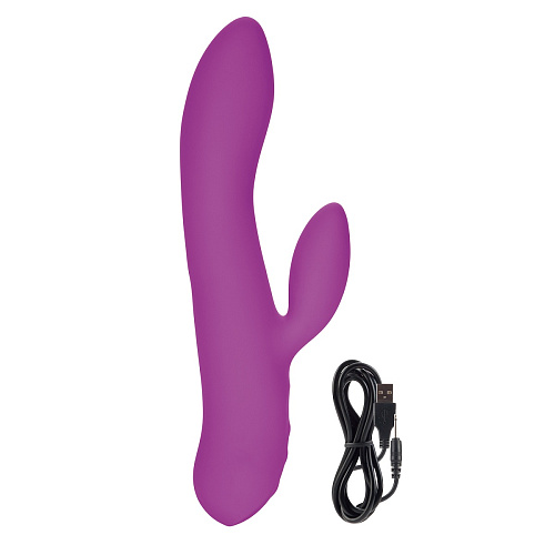 Фиолетовый перезаряжаемый хай-тек вибромассажёр Jopen L19 JO-4734-05-3 (22 см)