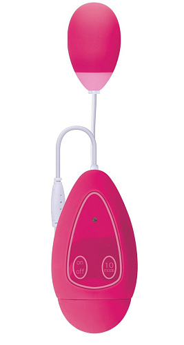 Розовое виброяйцо с пультом управления NS Novelties BuLLiTT Single NSN-0317-14