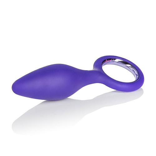 Фиолетовая анальная пробка California Exotic Novelties Booty Call Booty Slider SE-0394-30-2 (10,3 см)
