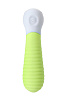 Лаймовый мини-вибратор с рёбрами S-HANDE MINI 2 SHD-050-2G (11,8 см)