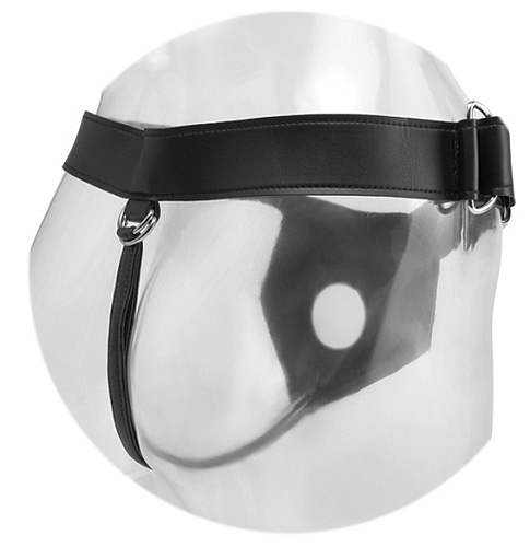 Чёрные универсальные трусики для фаллоимитаторов Pipedream PD4561-23