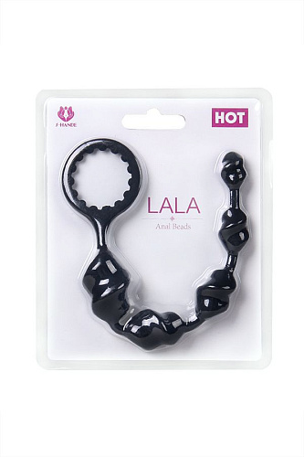 Чёрная анальная цепочка S-HANDE Lala SHD-033 (23,1 см)