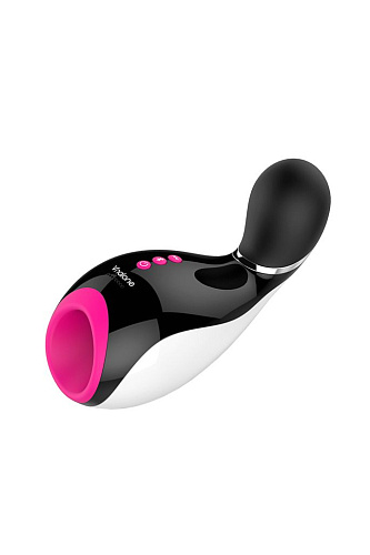 Хай-тек мастурбатор чёрно-белого цвета Nalone Nalone Oxxy VS-VR30