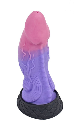 Сиреневый фантазийный фаллоимитатор Erasexa «Ночная Фурия» zoo24 (21 см)