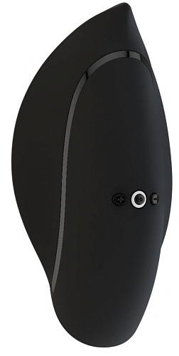 Чёрный клиторальный стимулятор Shots Media BV Minu VIVE024BLK