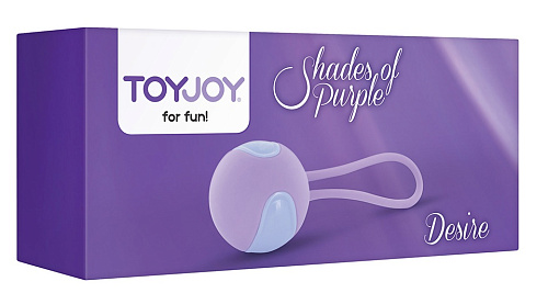 Сиреневый вагинальный шарик Toy Joy DESIRE KEGEL BALL 3006010191