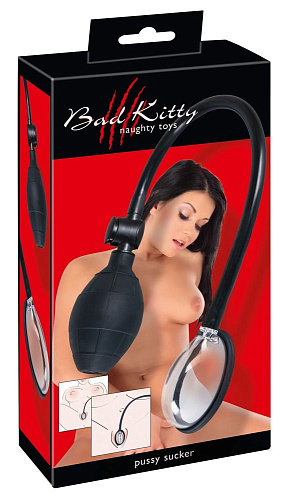 Женская помпа чёрного цвета для клитора и половых губ Orion Pussy Sucker 05208450000