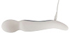 Белый двусторонний жезловый вибратор с 10 режимами вибрации Orion Smile 0591521