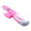Розовый многоскоростной вибратор с клиторальным шипом Baile BW-063008 (27 см)