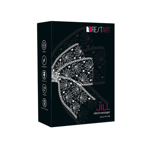 Чёрное яйцо с электростимуляцией с пультом ДУ RestArt JILL RA-346