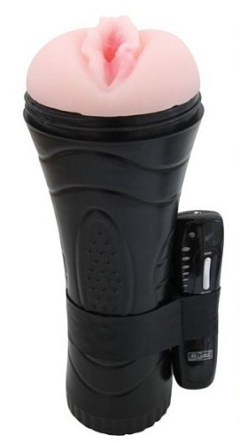 Вагина телесного цвета с вибрацией Bior toys EE-10115