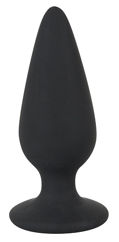 Чёрная анальная втулка Orion Heavy Plug Small 05329910000 (7,8 см)