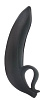 Чёрный анальный стимулятор Bior toys Anal Banana SEM-55035 (16 см)
