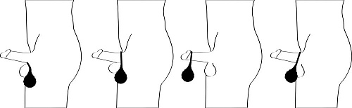 Чёрное силиконовое кольцо с утяжелением Orion Cock ring weight 05342930000