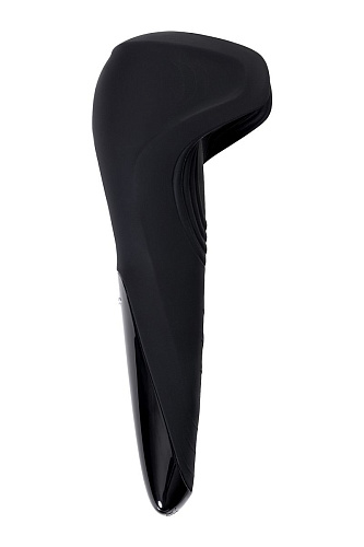 Чёрный нереалистичный мастурбатор с вибрацией Satisfyer Men Wand J2018-27-9