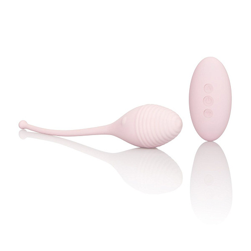 Нежно-розовый вибромассажёр California Exotic Novelties Vibrating Remote Kegel Exerciser SE-4807-50-3