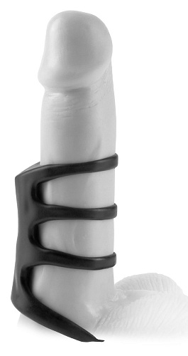 Чёрная вибронасадка Pipedream Vibrating Power Cage PD4136-23