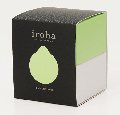 Зелёный вибромассажёр для женщин Tenga IROHA MIDORI IHM-02
