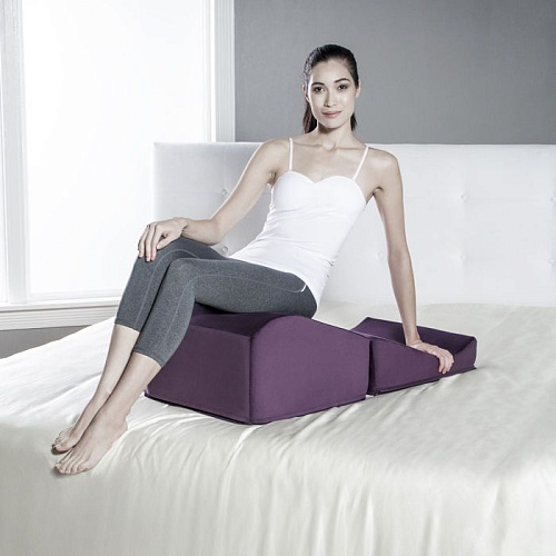 Фиолетовая вельветовая подушка для секса Liberator Retail Flip Ramp 14730548