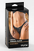 Чёрные трусики для страпона Ladys Arsenal с ремешками БДСМ арсенал 68004ars (размер S-M-L)