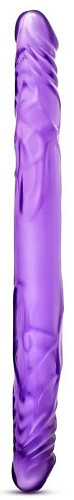 Фиолетовый двусторонний фаллоимитатор Blush Novelties 14 Inch Double Dildo BL-29751 (35 см)