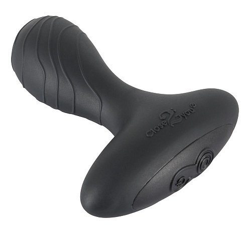 Чёрная анальная вибровтулка Orion Ano 0587931 (10,5 см)