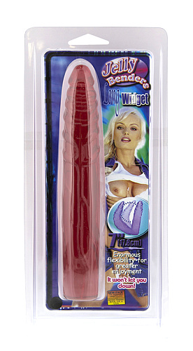 Красный гелевый фаллоимитатор NMC 110337