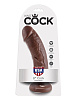 Коричневый фаллоимитатор Pipedream 8 Cock PD5503-29 (20,3 см)