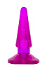 Фиолетовая анальная пробка ToyFa BUTT PLUG 881303-4 (9,5 см)