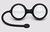 Чёрные вагинальные шарики Fifty Shades of Grey Inner Goddess Glass Pleasure Balls 77g FS-74935 (77 гр)