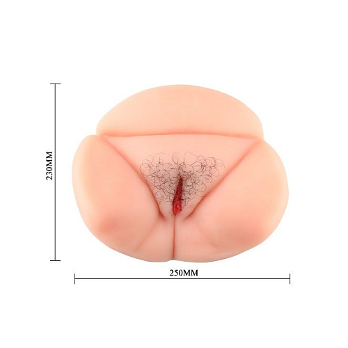 Телесная вагина полной женщины с вибрацией Baile BM-009112-1002