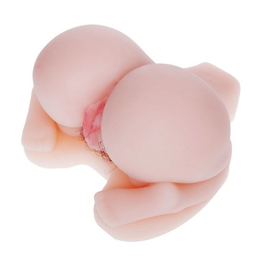 Телесный мастурбатор вагина + анус с голосовым сопровождением и вибрацией Baile BM-009115-1002