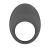 Серое эрекционное кольцо с вибрацией OVO B11 GREY