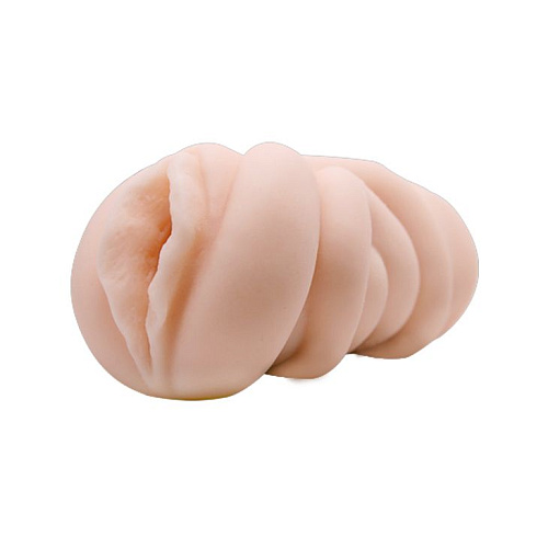 Мастурбатор-вагина телесного цветас эффектом смазки Baile CRAZY BULL BM-009211K