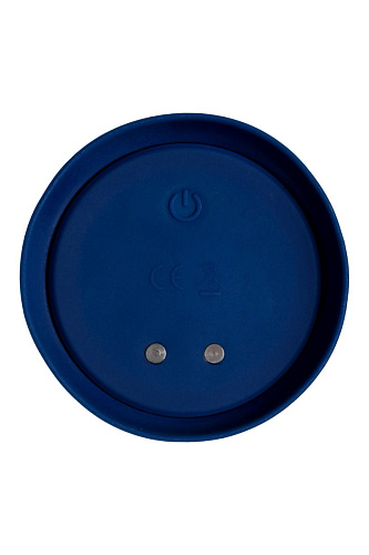 Синяя анальная вибровтулка с пультом ДУ ToyFa OPlay Wave 221003 (15,5 см)