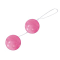 Розовые глянцевые вагинальные шарики Baile BI-014049-2-0101S