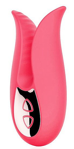 Красный вибромассажёр с 10 режимами вибрации Bior toys WSL-15005