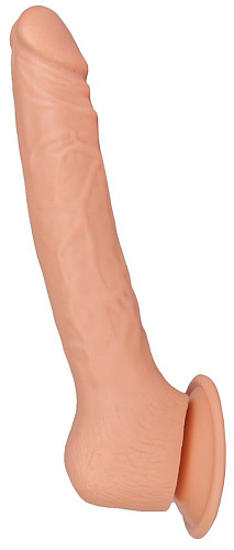 Телесный фаллоимитатор-реалистик на присоске LOVETOY (А-Полимер) 102600 (18 см)